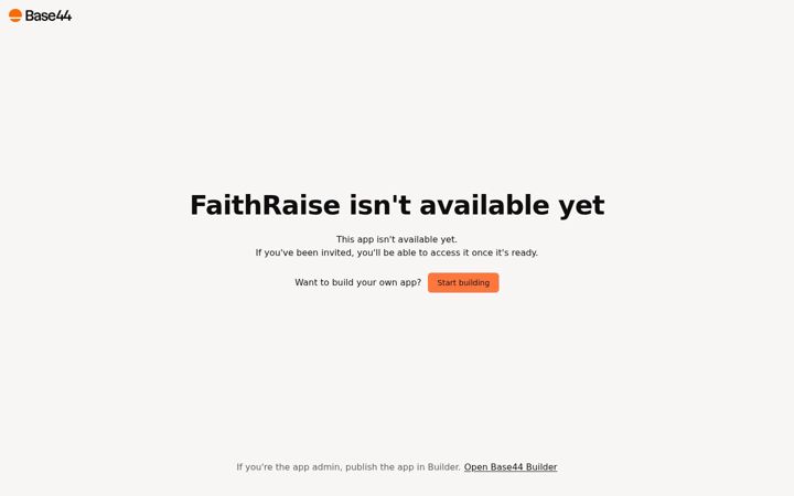Screenshot of faithraise.org