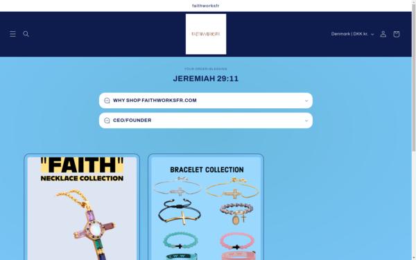 Screenshot of faithworksfr.com