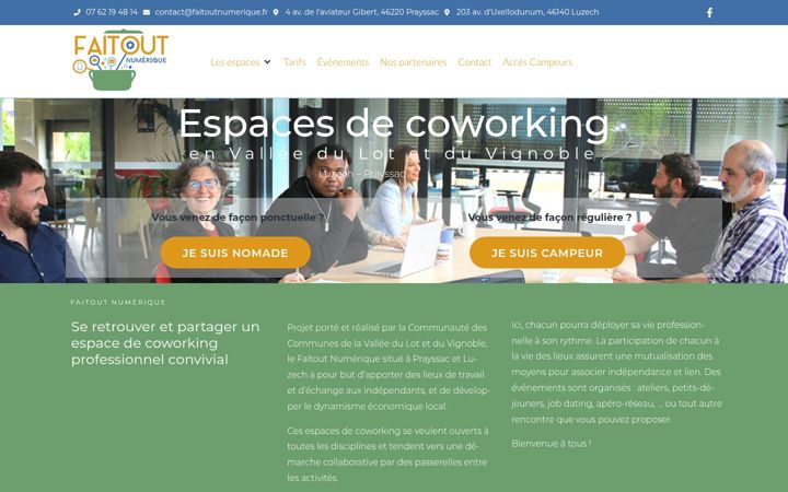 Screenshot of faitoutnumerique.fr