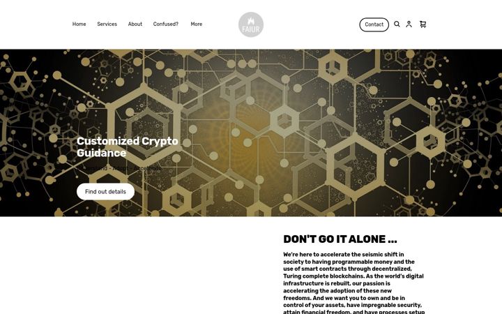 Screenshot of faiur.com