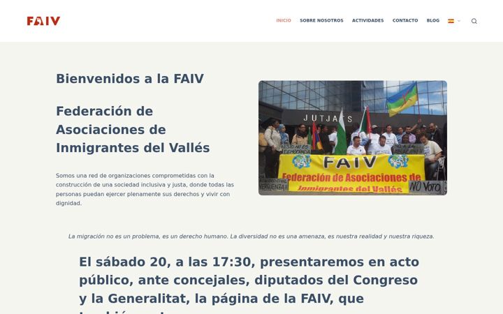Screenshot of faiv.es