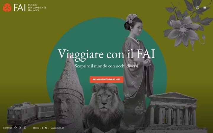 Screenshot of faiviaggiare.it