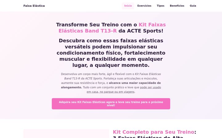 Screenshot of faixaelastica.com