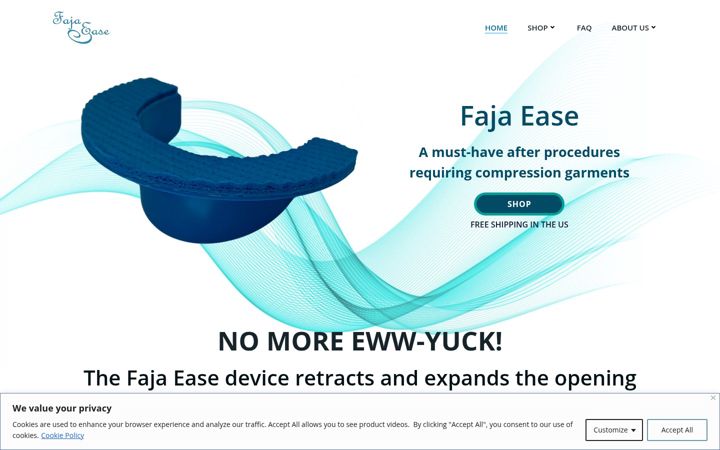 Screenshot of fajaease.com