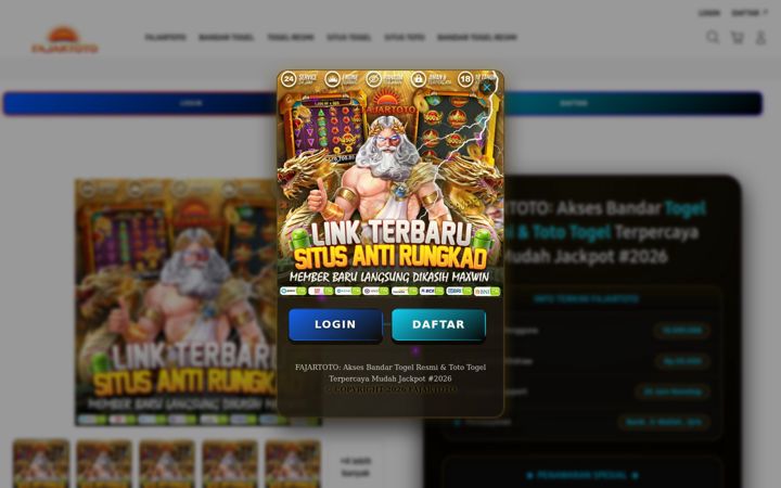 Screenshot von fajartoto.it.com