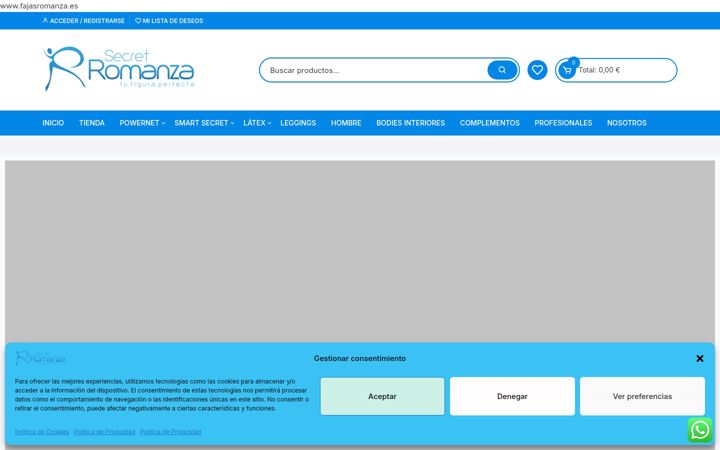 Screenshot of fajasromanza.es