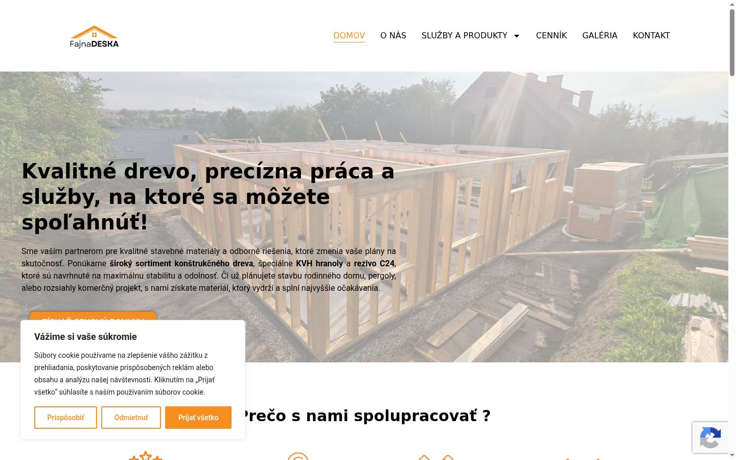 Ekrānuzņēmums ar piekrišanas baneri, kas tika rādīts pirms jebkādas mijiedarbības