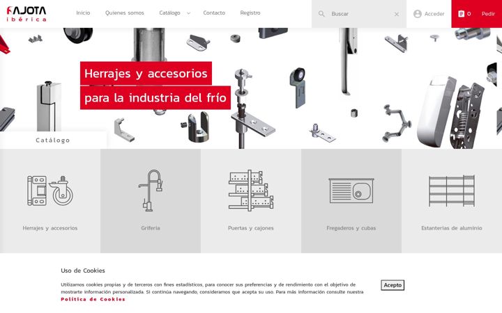 Screenshot of fajota-iberica.com