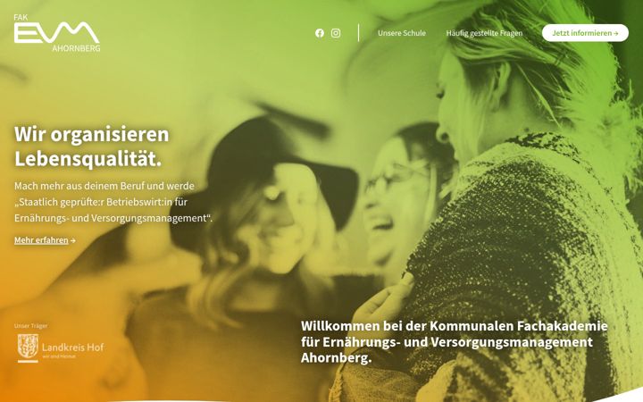Screenshot of fak-evm.de