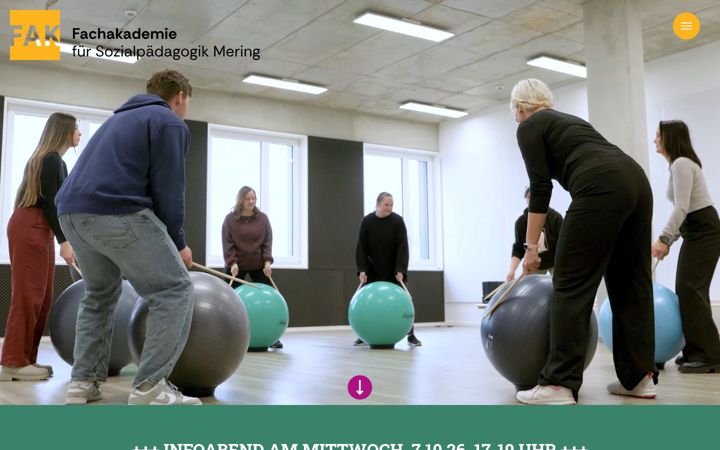 Screenshot of fak-mering.de