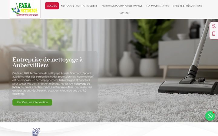Screenshot of faka-nettoyage.fr