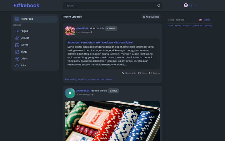 Screenshot of fakebook.com.br