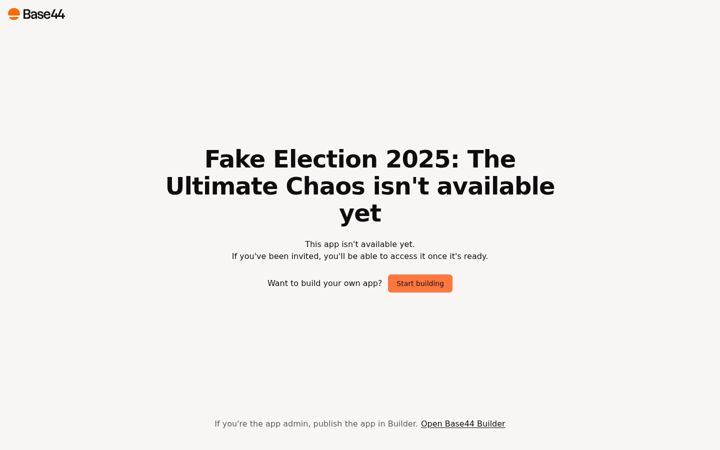 Screenshot of fakeelectiongame.com