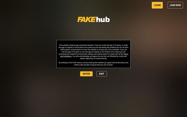 Screenshot of fakehub.com