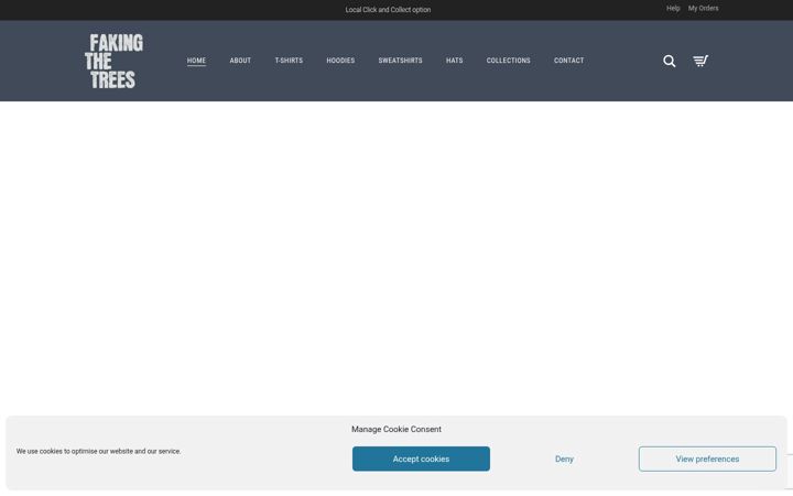 Screenshot of fakingthetrees.com