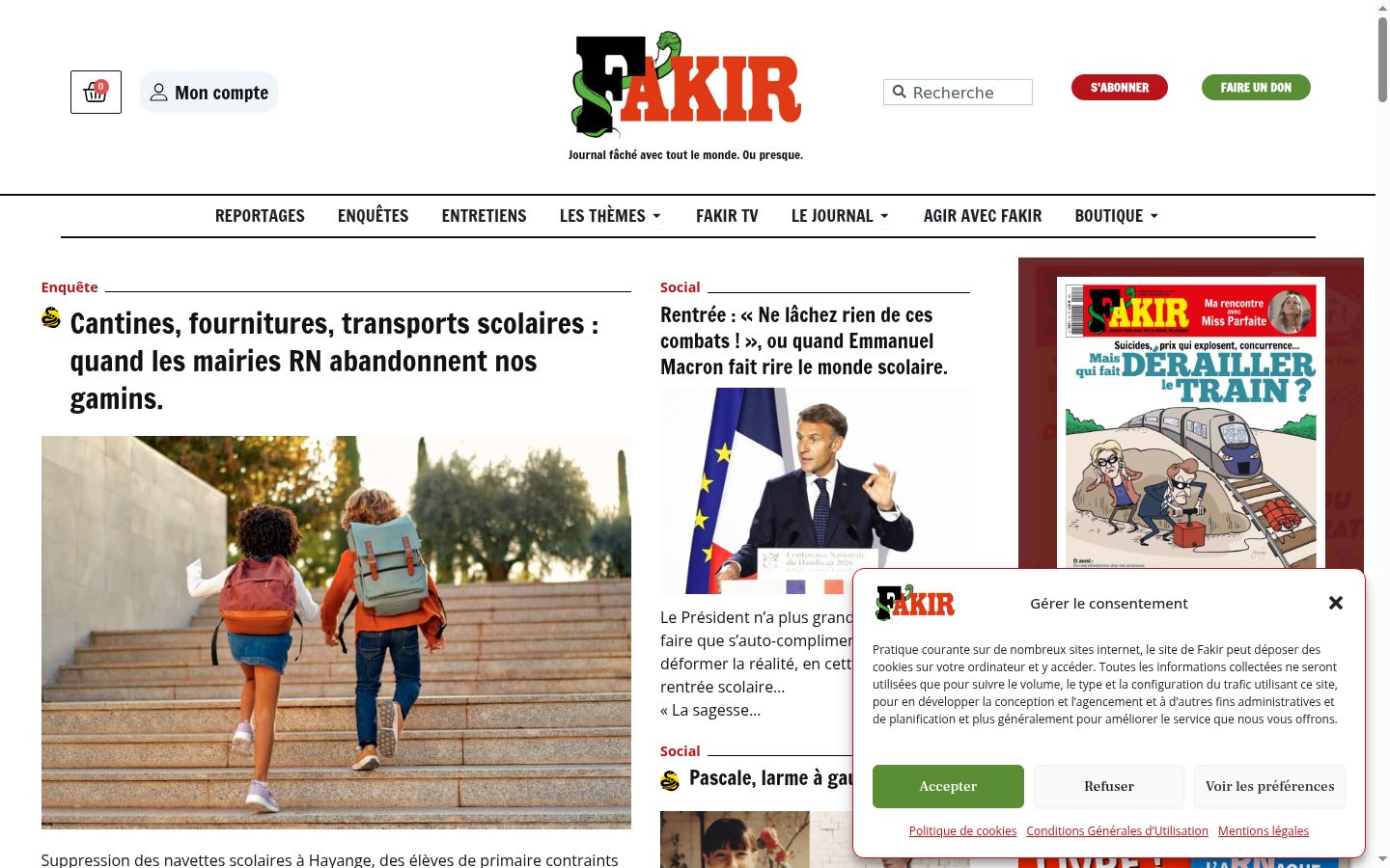 Zrzut ekranu banera zgody wyświetlanego przed jakąkolwiek interakcją