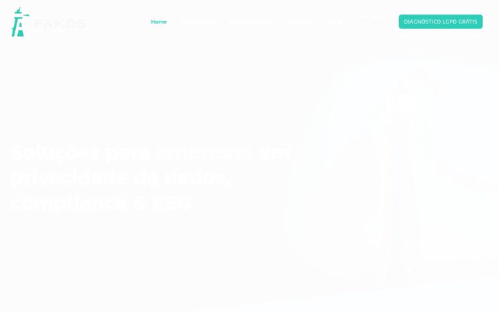 Screenshot of fakos.com.br