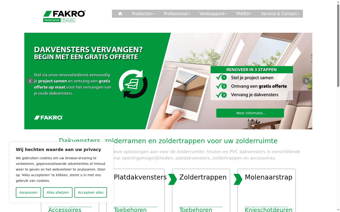 Ekrānuzņēmums ar piekrišanas baneri, kas tika rādīts pirms jebkādas mijiedarbības