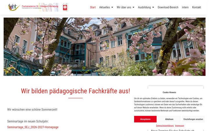 Screenshot von faks-wuerzburg.de
