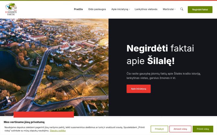 Snímek obrazovky faktaiapiesilale.lt