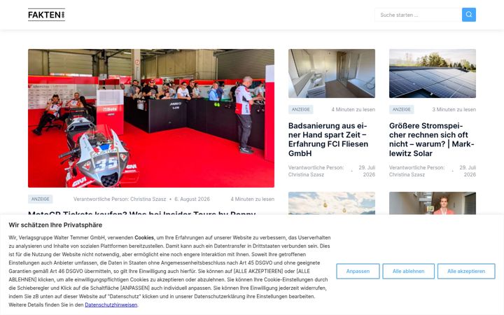 Screenshot of fakten.org