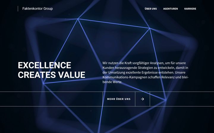 Screenshot of faktenkontor-group.de