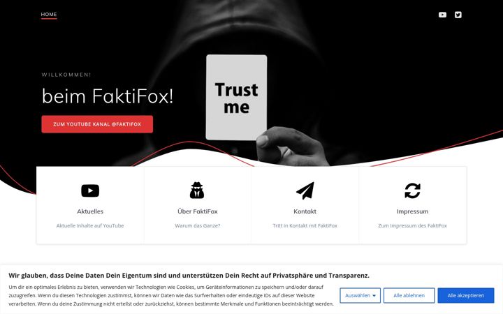 Screenshot of faktifox.com