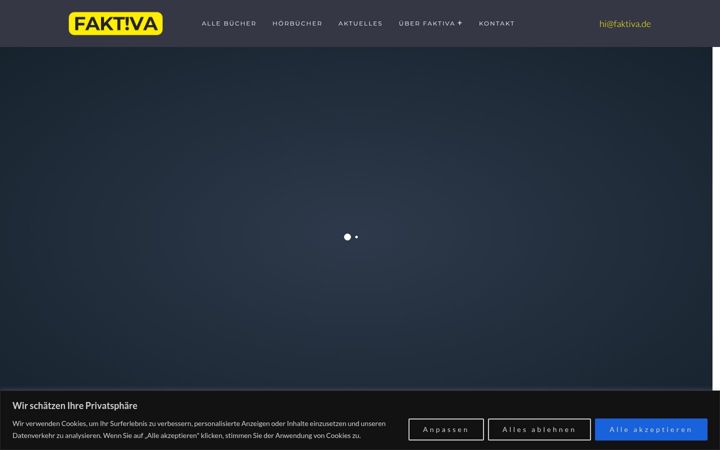 Screenshot von faktiva.de