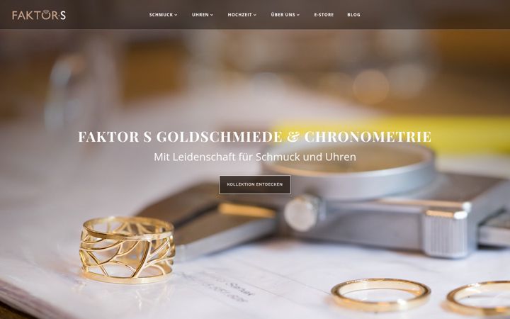 Screenshot of faktor-s.ch