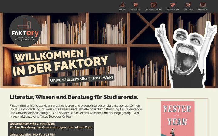 Screenshot of faktory.at