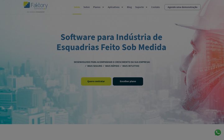 Snímek obrazovky faktory.com.br