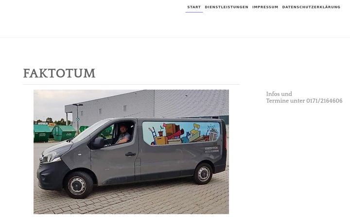 Screenshot of faktotum-fahr.de