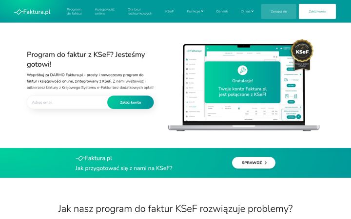 Screenshot of faktura.pl