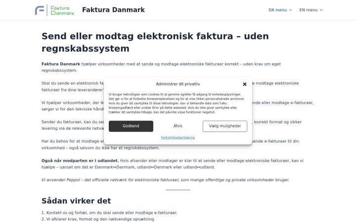 Screenshot of fakturadanmark.dk