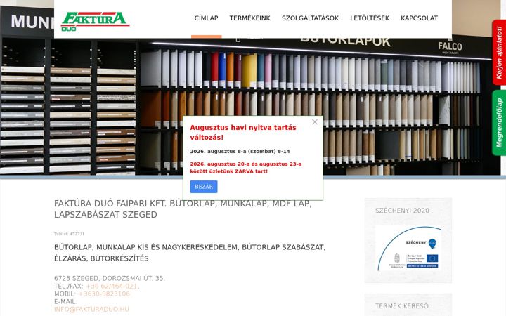 Screenshot of fakturaduo.hu