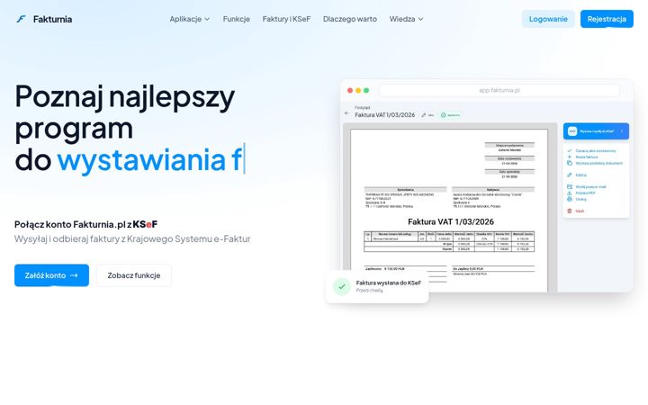 Screenshot of fakturnia.pl