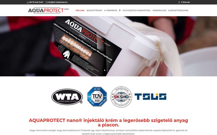 Screenshot of fal-injektalas.hu