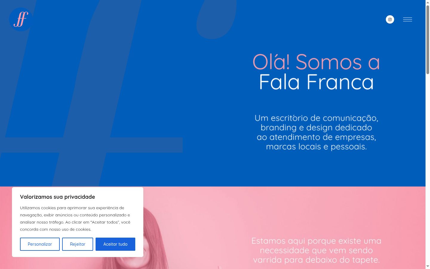 Screenshot van de toestemmingsbanner zoals getoond vóór enige interactie