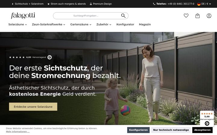 Screenshot von falagotti.de