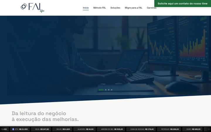 Screenshot of falagro.com.br