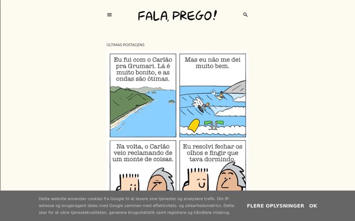 Screenshot of falaprego.com.br