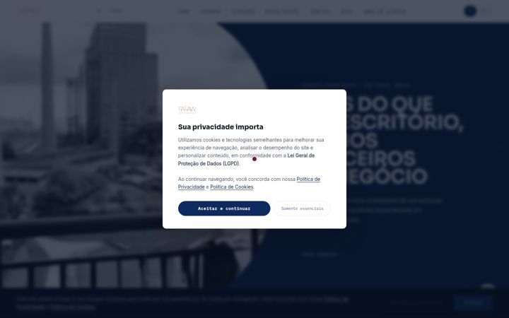Screenshot of falaw.com.br