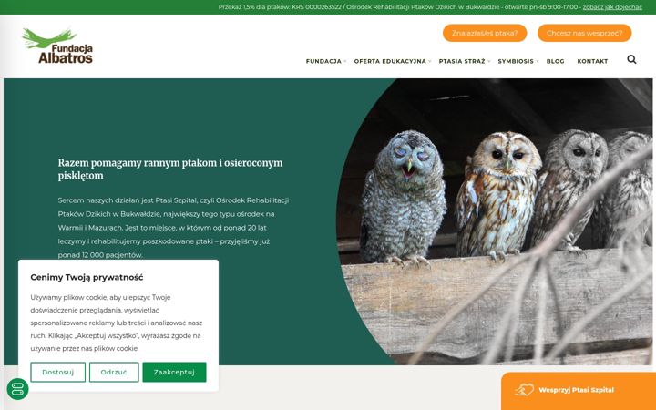 Screenshot of falbatros.pl