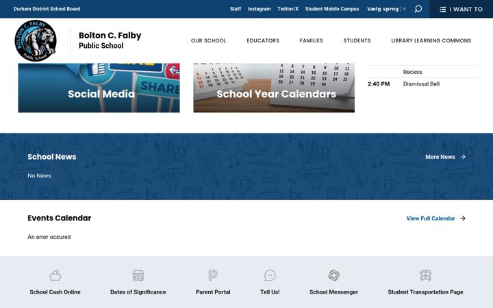 Screenshot of falby.ddsb.ca