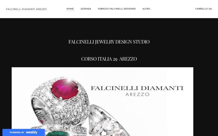 Screenshot of falcinellidiamantiarezzo.com