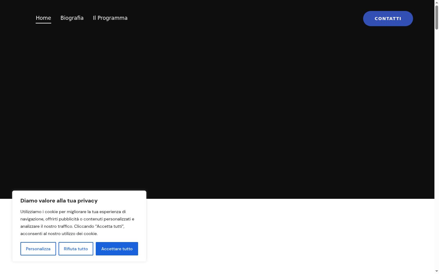 Screenshot van de toestemmingsbanner zoals getoond vóór enige interactie