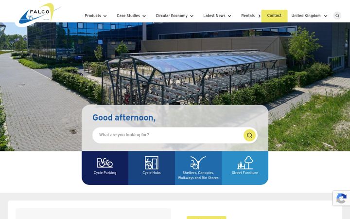Screenshot of falco.co.uk