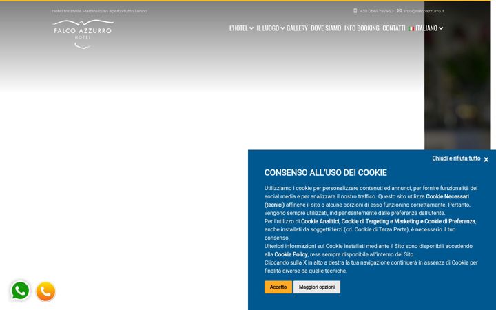 Screenshot of falcoazzurro.it