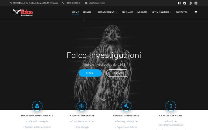 Screenshot of falcoinvest.it