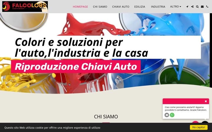 Screenshot of falcolorsalife.it